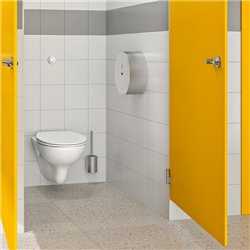 Distributeur de papier WC grand modèle 510910S inox poli satiné 400 m