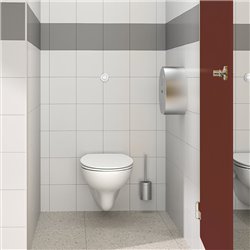 Distributeur de papier WC grand modèle 510910S inox poli satiné 400 m
