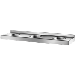 Lavabo collectif suspendu Triplo 120750 sans trou de robinetterie