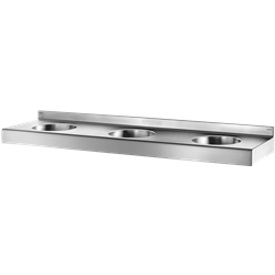 Lavabo collectif suspendu Triplo 121750 avec trou de robinetterie