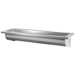 Lavabo collectif suspendu Canal 120310 sans trou de robinetterie 3000 mm