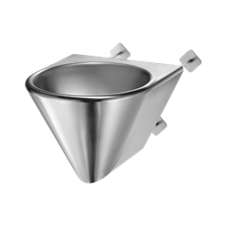 Lavabo antivandalisme BOB TC 160130 sans trou de robinetterie