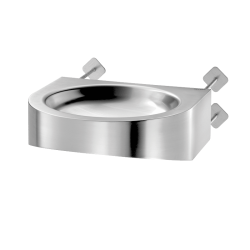 Lavabo antivandalisme PMR XS TC 160250 sans trou de robinetterie