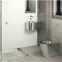 Lavabo antivandalisme DUO S TC L 160370 version gauche sans trou de robinetterie