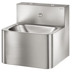 Lavabo antivandalisme TEK 161360 avec robinet temporisé et 2 boutons