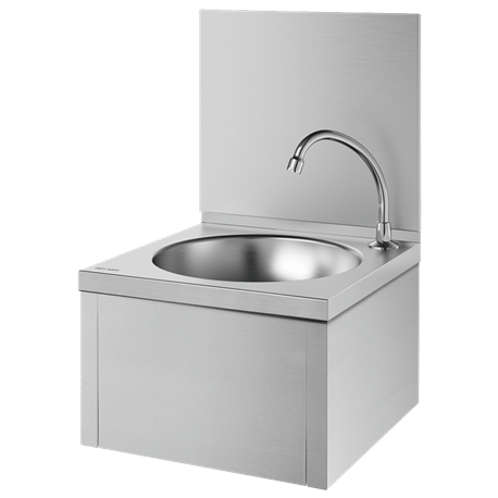Lave-mains mécanique SXS avec robinetterie 182320 avec dosseret