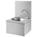 Lave-mains mécanique SXS avec robinetterie 182320 avec dosseret