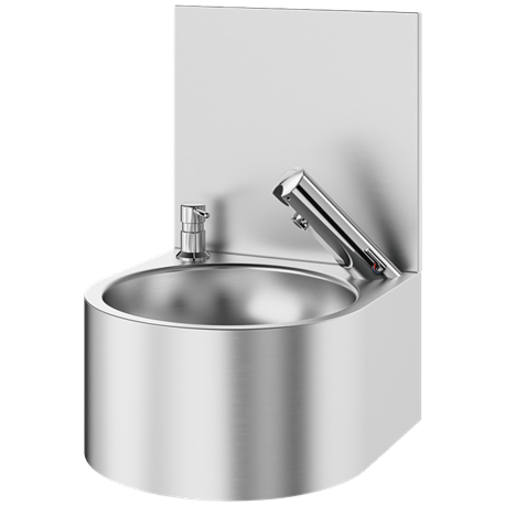 Lave-mains électronique SXS avec robinetterie 184320 avec dosseret
