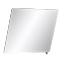 Miroir inclinable avec poignée 600x500 mm 510202C anthracite métallisé