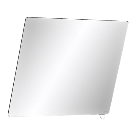 Miroir inclinable avec poignée 600x500 mm 510202N blanc brillant