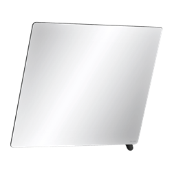 Miroir inclinable avec poignée 600x500 mm 510202BK noir mat