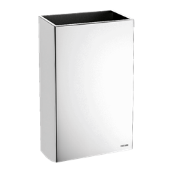 Corbeille murale 510465P inox poli brillant 20 litres