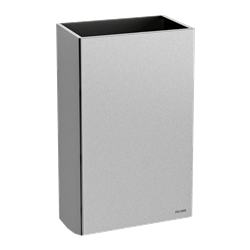 Corbeille murale 510465S inox poli satiné 20 litres