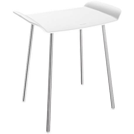 Tabouret de douche PMR 511418W Blanc Large