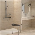 Tabouret de douche PMR 511418BK Noire Large