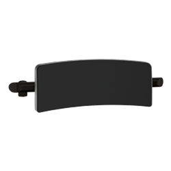 Dosseret confort pour WC suspendu 511928BK Noir mat