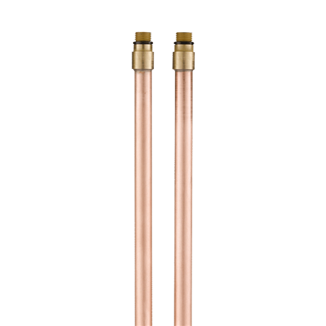 Lot de 2 Raccords tubes pour mitigeur lavabo 811610.2P cuivre