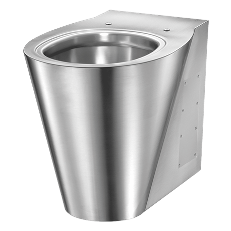WC à poser BCN P Inox 304 poli satiné
