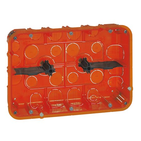 Boite multipostes Batibox 2x3 postes ou 2x6 postes à 8 modules profondeur 50 mm 080126 Boite multipostes Batibox 2x3 postes ou 2x6 postes à 8 modules profondeur 50 mm 080126