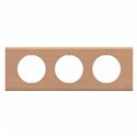 Plaque de finition Céliane 3 postes Chêne CP2403