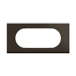 Plaque de finition Céliane 4 à 5 modules Nickel Sombre Satiné CP2208