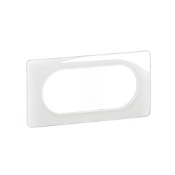 Plaque de finition Céliane 4 à 5 modules Blanc Emaillé CP0008