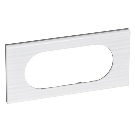 Plaque de finition Céliane Matières 4 à 5 modules finition Corian® Cannelé 069015