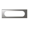Plaque de finition Céliane Matières 6 à 8 modules finition Inox Brossé 069106
