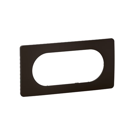 Plaque de finition Céliane 4 à 5 modules Noir Mat CP0108