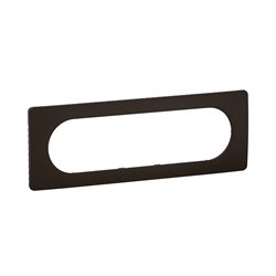 Plaque de finition Céliane 6 à 8 modules Noir Mat CP0111
