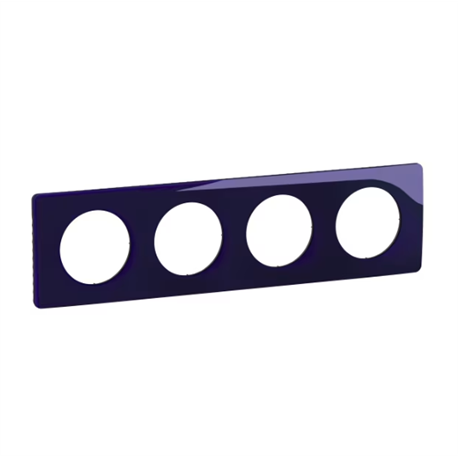 Lot de 2 plaques de finition Céliane 4 postes Bleu de Four CP0304 Lot de 2 plaques de finition Céliane 4 postes Bleu de Four CP0304
