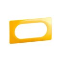 Plaque de finition Céliane 4 à 5 modules Jaune Safran CP0408