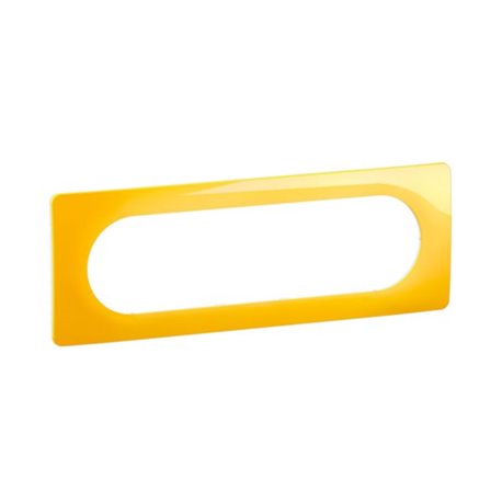 Plaque de finition Céliane 6 à 8 modules Jaune Safran CP0411 Plaque de finition Céliane 6 à 8 modules Jaune Safran CP0411