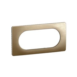 Plaque de finition Céliane 4 à 5 modules Bronze Satiné CP1608