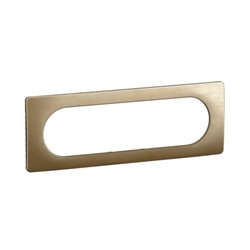 Plaque de finition Céliane 6 à 8 modules Bronze Satiné CP1611
