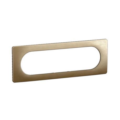 Plaque de finition Céliane 6 à 8 modules Bronze Satiné CP1611