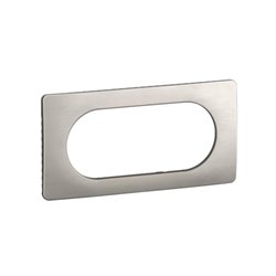 Plaque de finition Céliane 4 à 5 modules Alu Satiné CP1708
