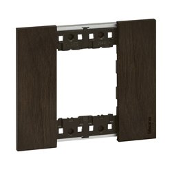 Lot de 5 plaques de finition Living Now Collection Les Noirs 2 modules Noyer BTKA4802LG