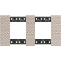 Plaque de finition Living Now Collection Les Sables 2x2 modules Optic BTKA4802M2MM