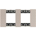 Plaque de finition Living Now Collection Les Sables 2x2 modules Optic BTKA4802M2MM