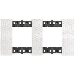 Plaque de finition Living Now Collection Les Blancs 2x2 modules Pixel BTKA4802M2MW