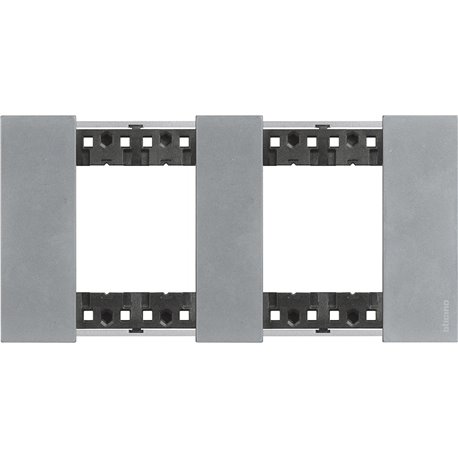 Plaque de finition Living Now Collection Les Blancs 2x2 modules Acier Moon BTKA4802M2NW Plaque de finition Living Now Collection Les Blancs 2x2 modules Acier Moon BTKA4802M2NW