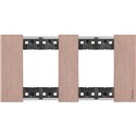 Plaque de finition Living Now Collection Les Sables 2x2 modules Cuivre BTKA4802M2ZM