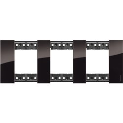 Plaque de finition Living Now Collection Les Noirs 3x2 modules Nuit BTKA4802M3DG