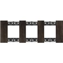 Plaque de finition Living Now Collection Les Noirs 3x2 modules Noyer BTKA4802M3LG