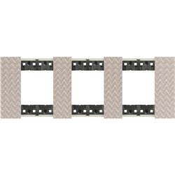 Plaque de finition Living Now Collection Les Sables 3x2 modules Optic BTKA4802M3MM
