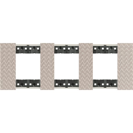 Plaque de finition Living Now Collection Les Sables 3x2 modules Optic BTKA4802M3MM