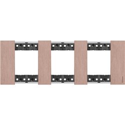 Plaque de finition Living Now Collection Les Sables 3x2 modules Cuivre BTKA4802M3ZM