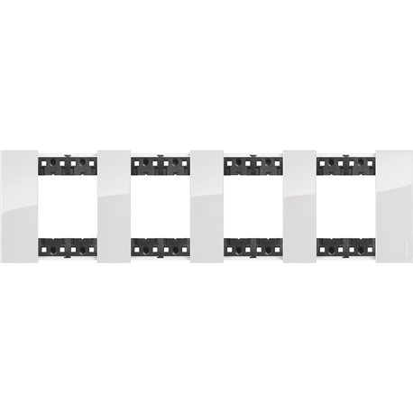 Plaque de finition Living Now Collection Les Blancs 4x2 modules Glacier BTKA4802M4DW