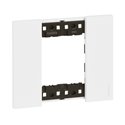 Plaque de finition Living Now Collection Les Blancs 2 modules Blanc BTKA4802KW